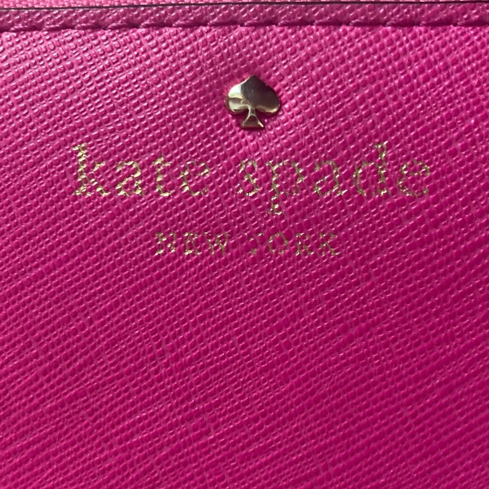 Kate Spade New York Cedar Street Lacey Wallet Pink Pwru3898 EUC